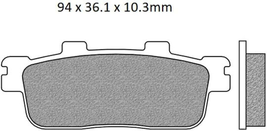 Premier Motorcycle Brake Pads Rear for Kymco People Xciting 300