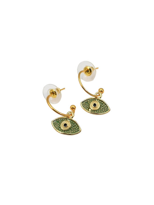 Philio Earrings Hoops Gold Plated