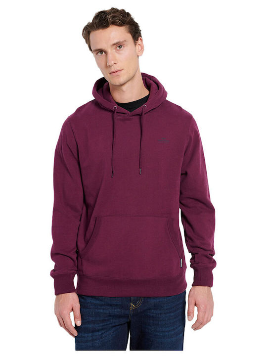 Funky Buddha Sweatshirt with Hood Grape