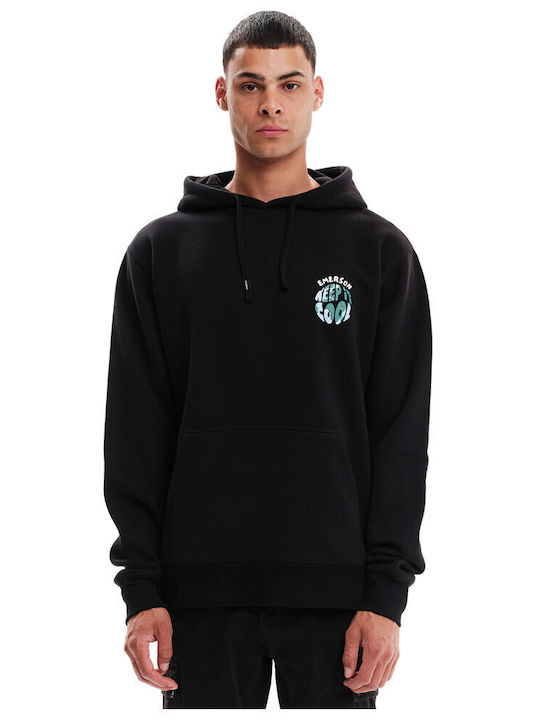 Emerson Sweatshirt with Hood Black