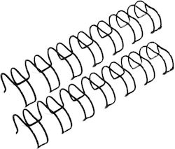 Opus Metallischer Buchrücken / Spirale Buchbinden 14.3mm 100Stück Opus Metallischer Buchrücken / Spirale Buchbinden 14.3mm 100Stück