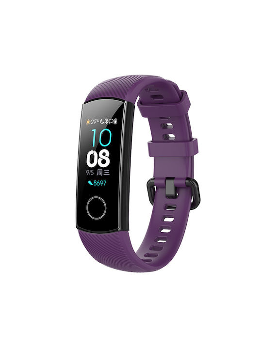 Λουράκι Σιλικόνης Μωβ (Huawei Band 4Honor Band 4/5)