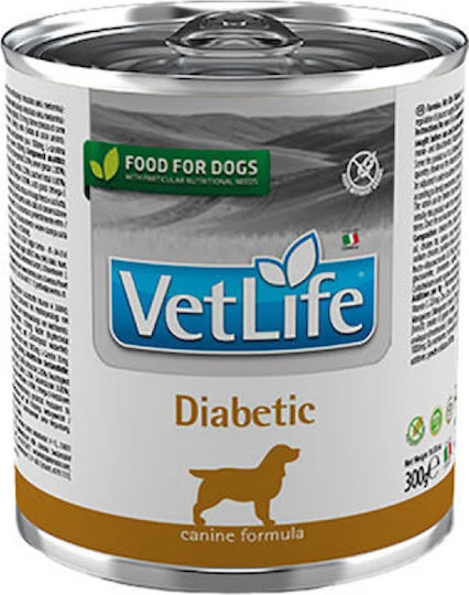Farmina Vet Life Diabetic Wet Food Dogs in Cans Diet 6x300gr