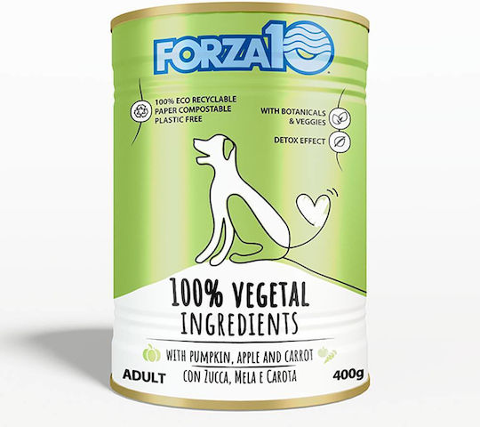 Forza10 Wet Food Dogs in Cans with Vegetables, Pumpkin and Carrot 400gr