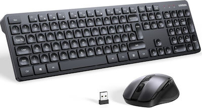 Ugreen MK006 Fără fir Set tastatură și mouse Engleză US