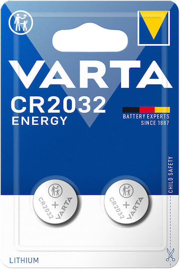 Varta Energy Батерии Литий За часовници CR2032 2бр