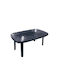 Outdoor Dinner Plastic Table Blue 80x72x72cm