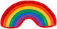 Out of the Blue Rainbow Μαξιλαράκι Ταξιδίου Παιδικό Πολύχρωμο