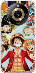 One Piece Back Cover Σιλικόνης Διάφανο (Realme 11 Pro / 11 Pro+)