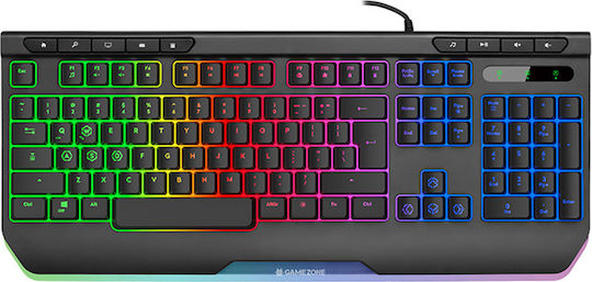 Tracer Gamezone Ray X Gaming Πληκτρολόγιο με RGB φωτισμό (Αγγλικό US)