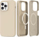 Tech-Protect Silicone Back Cover Beige (iPhone 14 Pro Max)