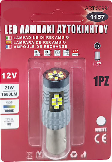 Sabrina Lamps Car LED 6000K Cold White 12V 21W 1pcs