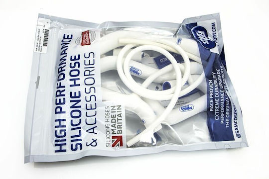 Samco Sport Set Coliere Silențioase Motor Motocicletă Culoare Albă