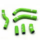Samco Sport Set of 6 Silicone Water Hoses Oem Design Kawasaki KXF 450 F 16-18 Green