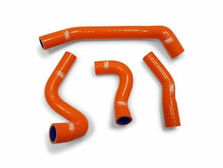 Samco Sport Silikon Motorhaube Set Für KTM 390 Herzog / Herzog Orangen