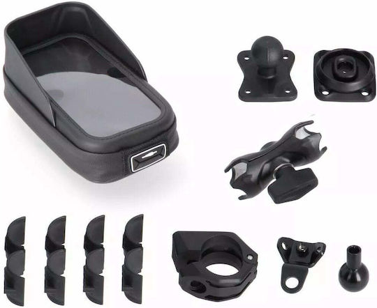 SW-Motech Halterung Telefon Motorrad mit Koffer für Lenkrad