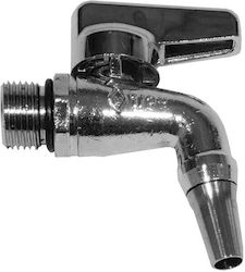 Quattro Effe Öl-/Weinkräne Chrom Für Behälter Mit Gewinde 1/2"