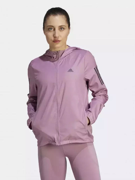 Adidas Women s Short Sports Jacket Windproof for Spring or Autumn