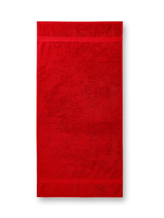 Malfini Pânză de față Terry 50x100cm. Roșu