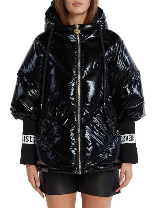 Just Cavalli Яке Puffer Черен