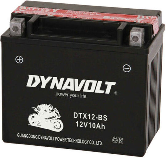 Dynavolt Затворен тип Мотоциклетна батерия YTX12-BS с капацитет 10Ах