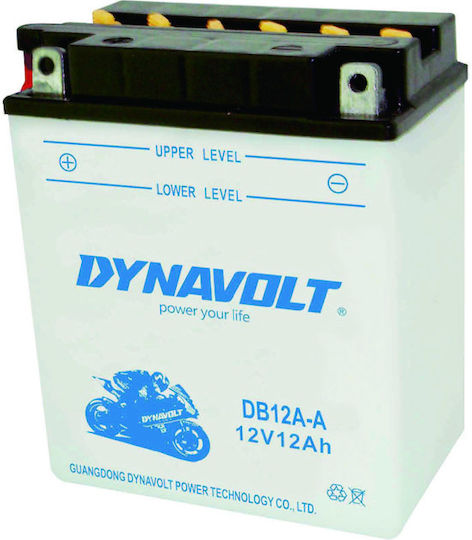 Dynavolt Deschis Baterie Motocicleta YB12A-A cu Capacitatea 12Ah