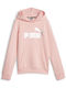 Puma Kinder Sweatshirt mit Kapuze Rosa Ess