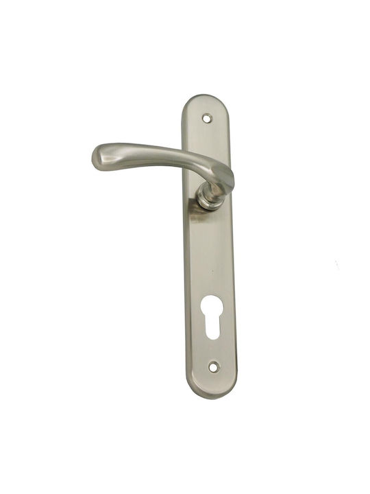 Lever Middle Door with Rosette Right 3200017890006 Silver