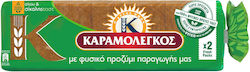Rye Toast Bread with Whole Wheat Flour Karamolegos 680g