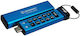 Kingston IronKey Keypad 200C 8GB USB 3.2 Stick mit Verbindung USB-C Blau