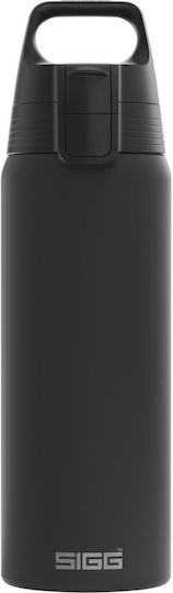 Sigg Shield One Παιδικό Παγούρι Αλουμινίου Non Spill Μαύρο 0.75ml