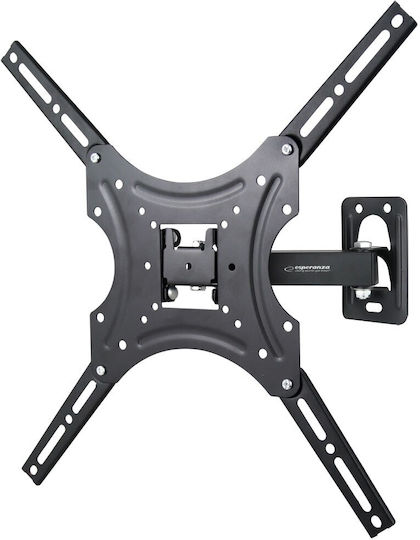 Esperanza Proteus ERW015 Βάση Τηλεόρασης Τοίχου έως 70" και 30kg Μαύρο
