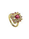 Intimonna Women's Gold Plated Ring