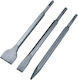 Set Chisel Bits & Pointed Chisel 250mm with SDS Plus Socket 3pcs