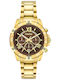 Breeze Women's Watch 38mm Chronograph Battery with Gold Stainless Steel Bracelet