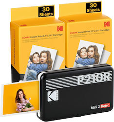 Kodak Mini 2 Retro & 60 Sheets Thermal Photo Printer