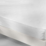 La Luna Super-Double Waterproof Jersey Mattress Cover Fitted Ultra Soft White 160x200cm