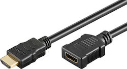 Goobay 61313 HDMI De Sex Masculin - HDMI De Sex Feminin 5m Negru