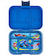 Yumbox Original Kids Lunch Plastic Box Blue