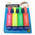 Highlighters Multicolour 4pcs