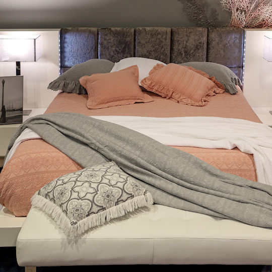 Liolios Home Riviera Blanket Double 230x260cm Taupe