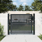 vidaXL Fence Gate in Gray Color 1.05x1.25m