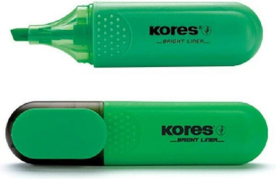 Kores Bright Liner Textmarker Grün