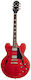 Epiphone Marty Schwartz ES-335 Elektrische Gitarre Einfacher Schnitt Sixties Cherry