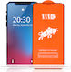 Techsuit 111D 3D Full Glue Full Face Tempered Glass Μαύρο (Galaxy Note 20 Ultra)