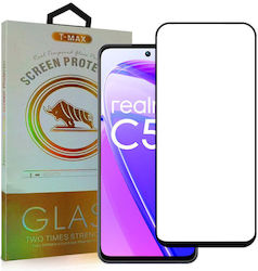 T-Max Full Face Tempered Glass (Realme C55)