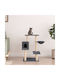 vidaXL Cat Tree Dark Grey 82.5 cm with Sisal Scratching Posts Grey Ονυχοδρόμιο Γατόδεντρο Γκρι 72.5x59.5x82.5εκ.