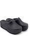 Northcure Leder Anatomisch Clogs Schwarz