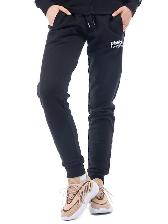 District75 Damen-Sweatpants Schwarz