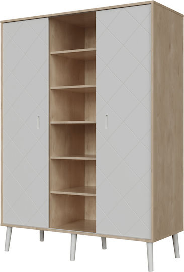 Τρίφυλλη Ντουλάπα 143x58x196cm Τρίφυλλη Ντουλάπα 143x58x196cm